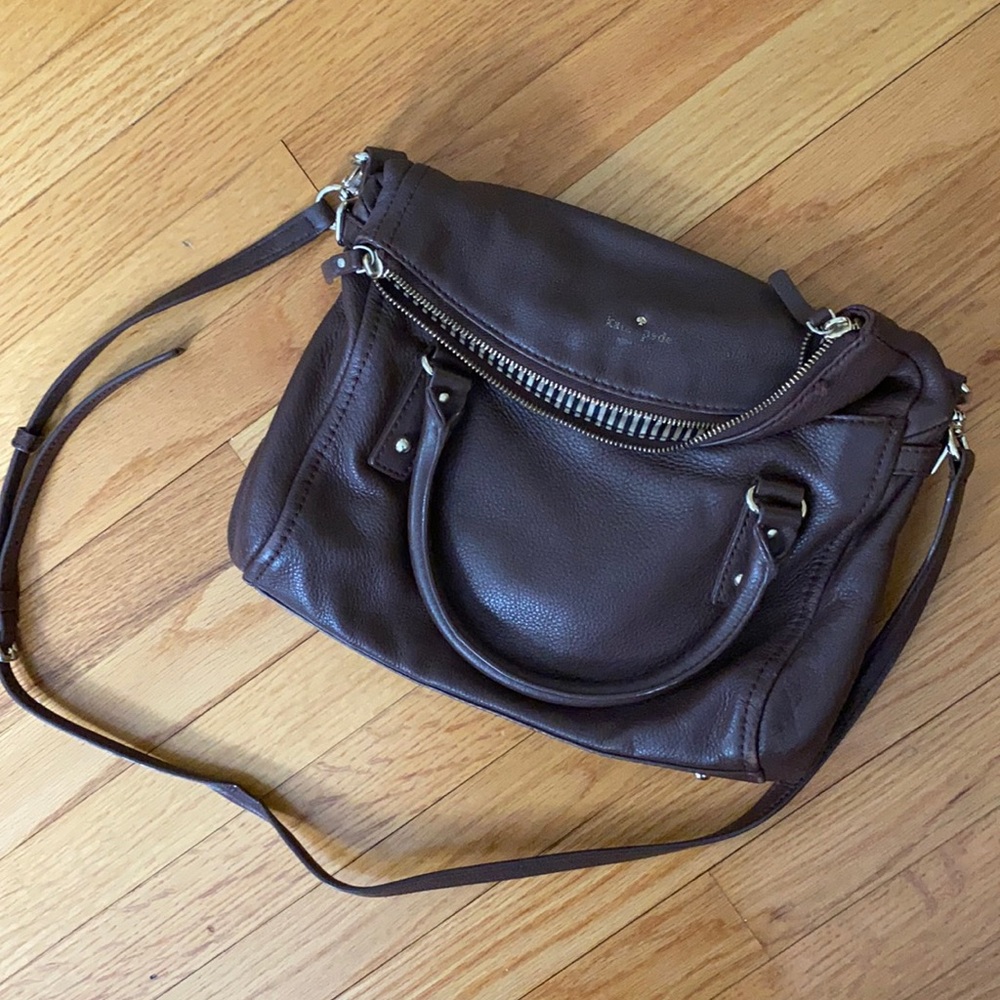 Kate spade brown satchel bag
